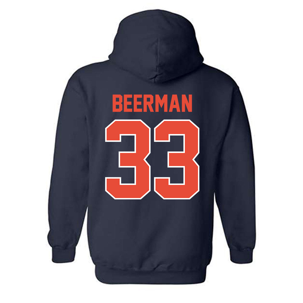 Illinois - NCAA Football : Grant Beerman - Classic Shersey Hooded Sweatshirt-1
