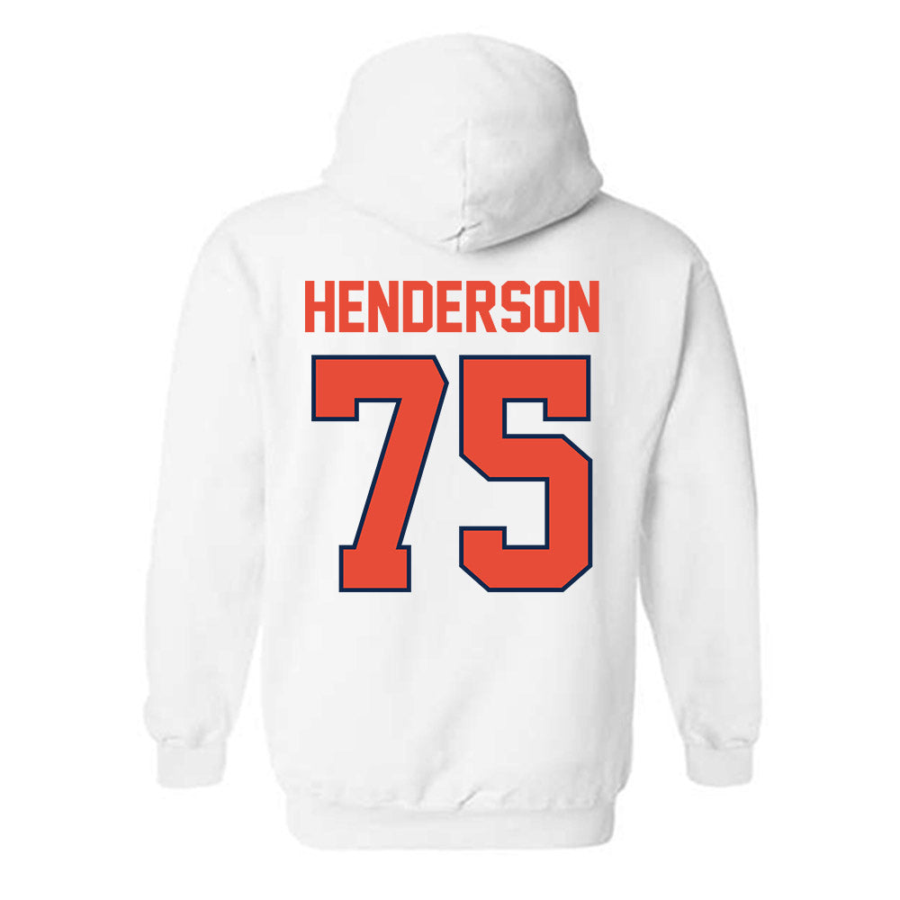 Illinois - NCAA Football : Brandon Henderson - Hooded Sweatshirt Classic Shersey