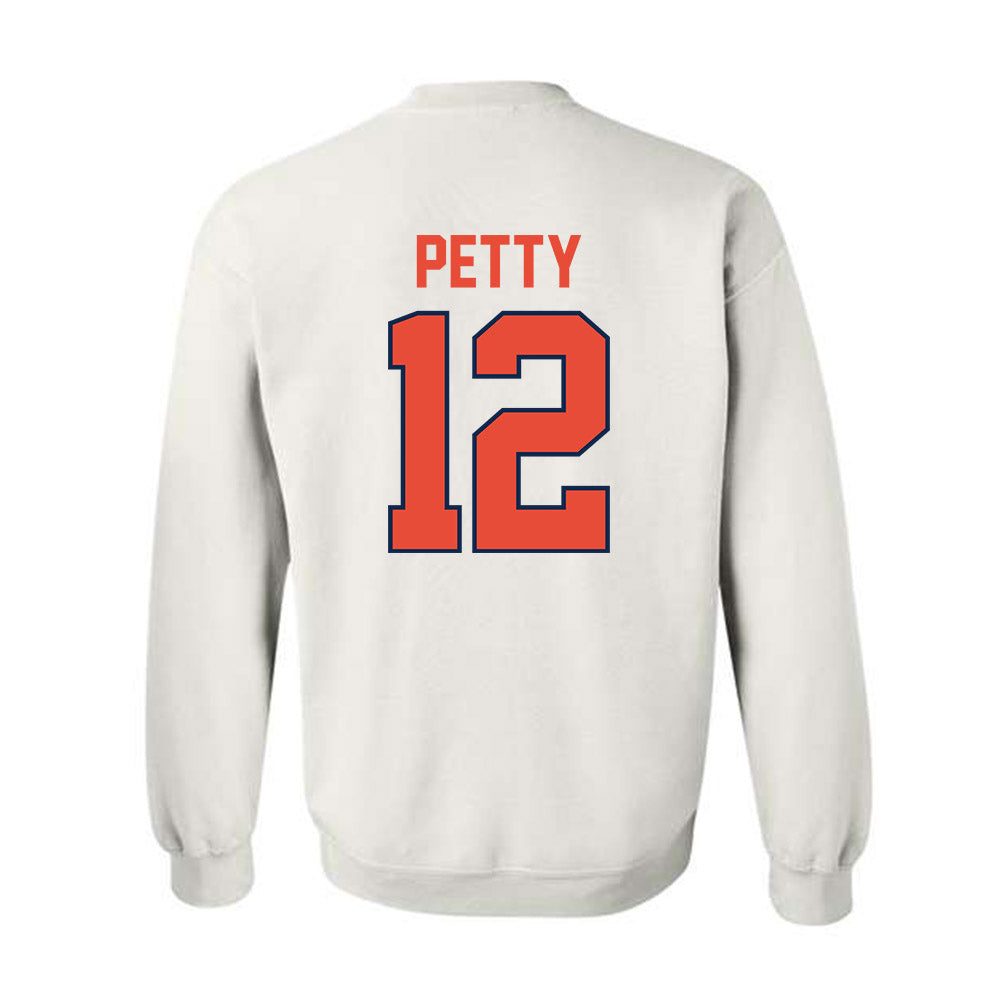 Illinois - NCAA Football : Trey Petty - Classic Shersey Crewneck Sweatshirt-1