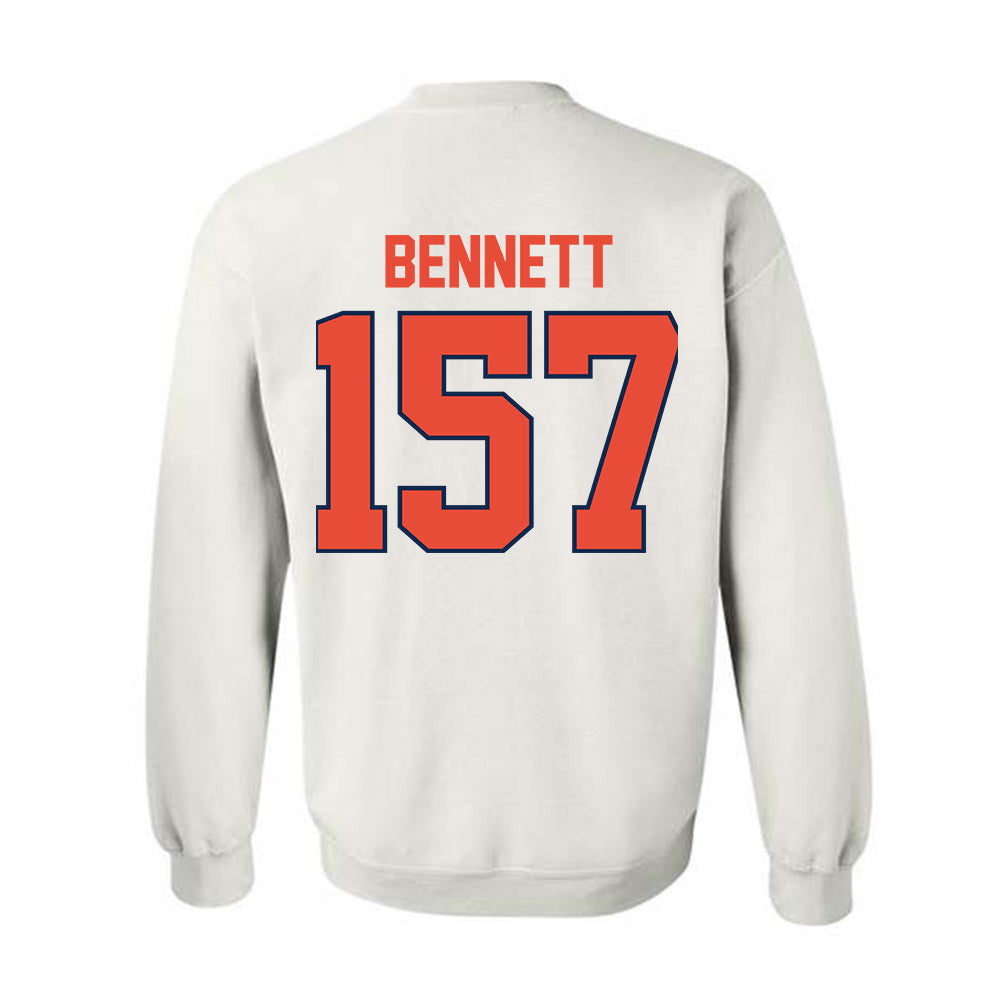 Illinois - NCAA Wrestling : Ryan Bennett - Classic Shersey Crewneck Sweatshirt-1