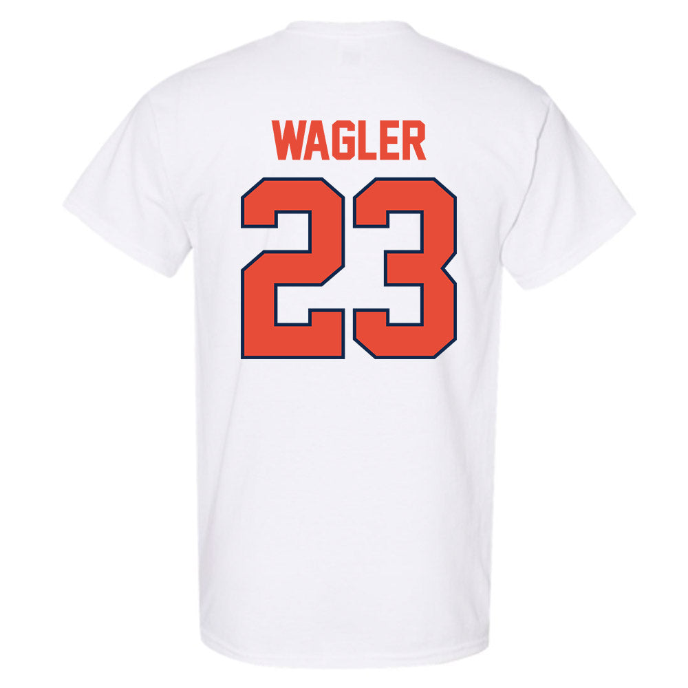 Illinois - NCAA Men's Basketball : Keaton Wagler - Classic Shersey T-Shirt-1