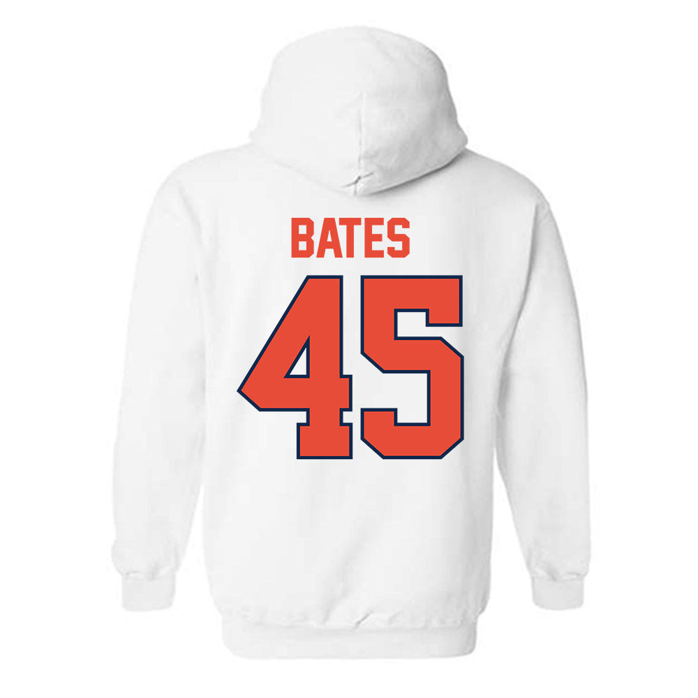 Illinois - NCAA Baseball : Zach Bates - Classic Shersey Hooded Sweatshirt-1