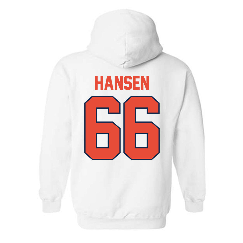 Illinois - NCAA Football : Brandon Hansen - Classic Shersey Hooded Sweatshirt-1