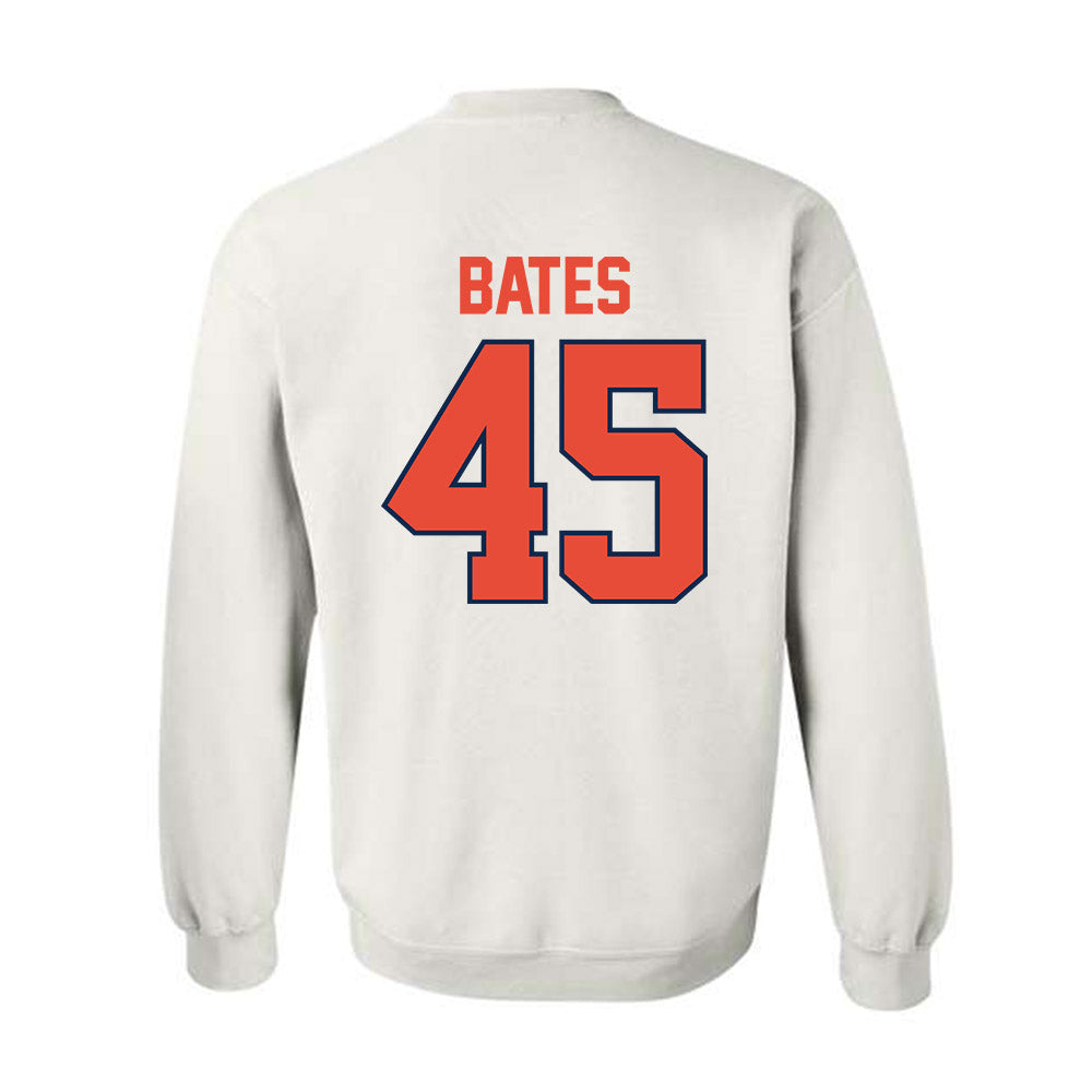 Illinois - NCAA Baseball : Zach Bates - Classic Shersey Crewneck Sweatshirt-1