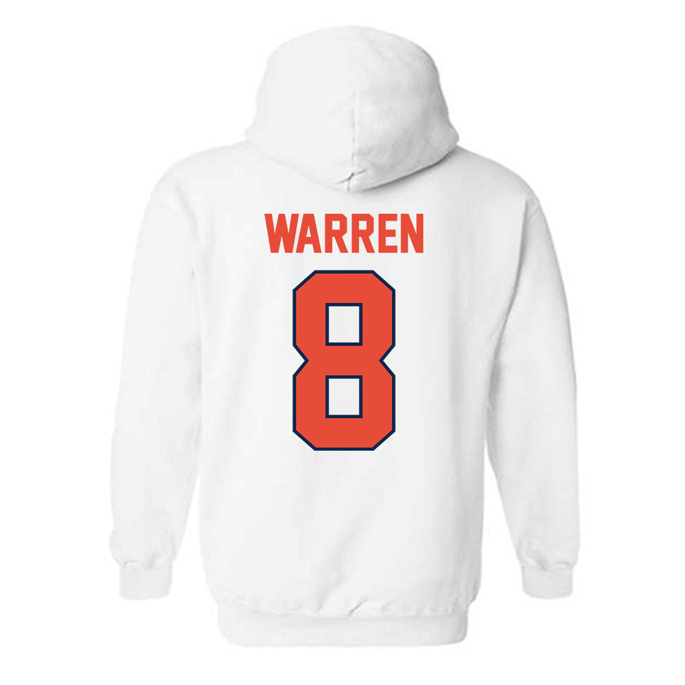 Illinois - NCAA Football : Jeremiah Warren - Classic Shersey Hooded Sweatshirt-1