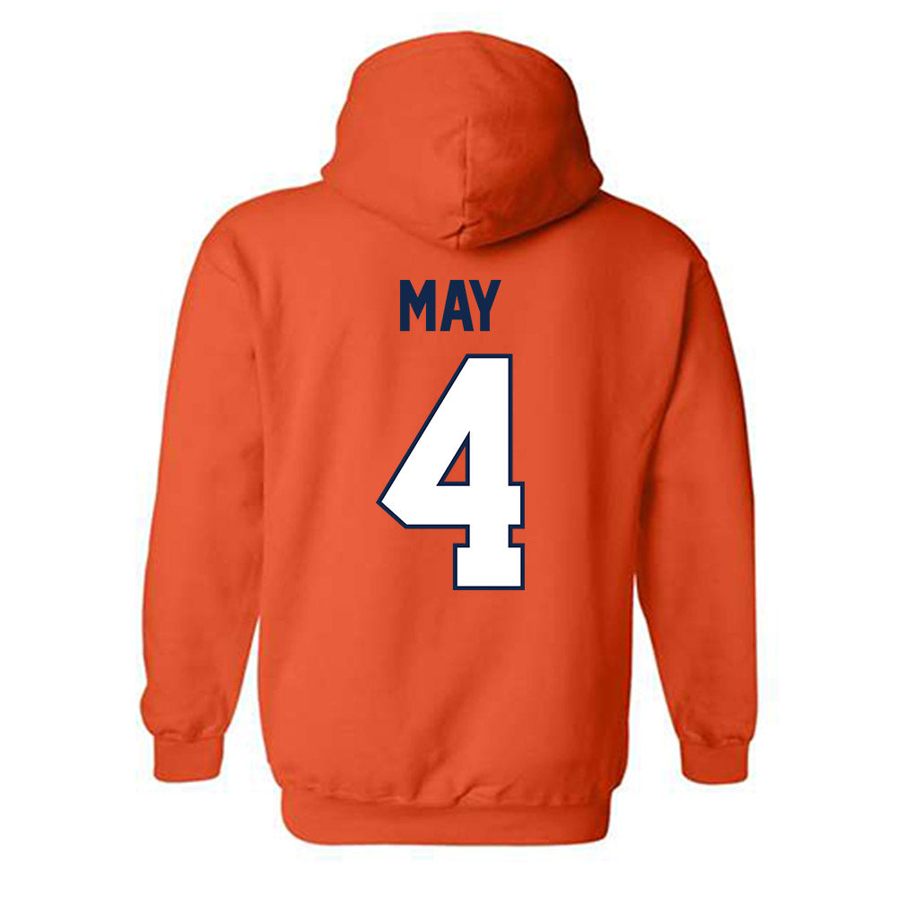 Illinois - NCAA Women's Volleyball : Bianca May - Classic Shersey Hooded Sweatshirt-1