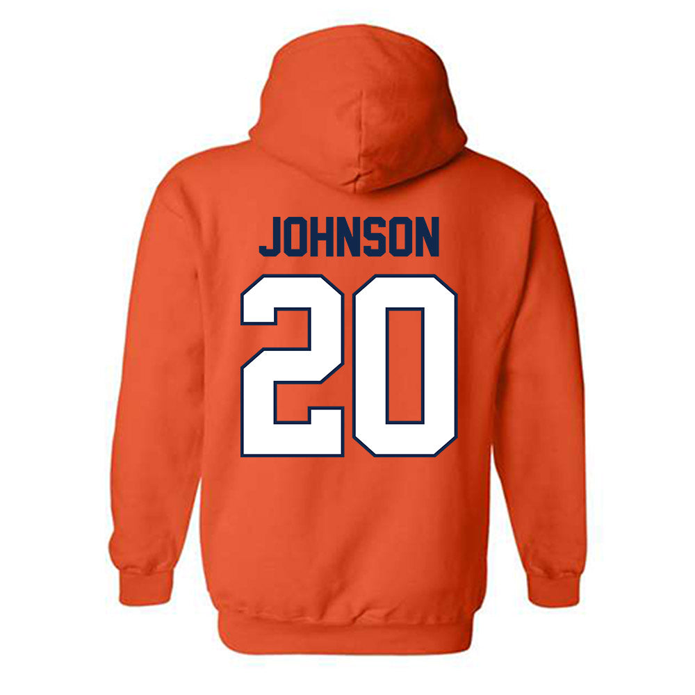 Illinois - NCAA Baseball : Ryan Johnson - Classic Shersey Hooded Sweatshirt-1