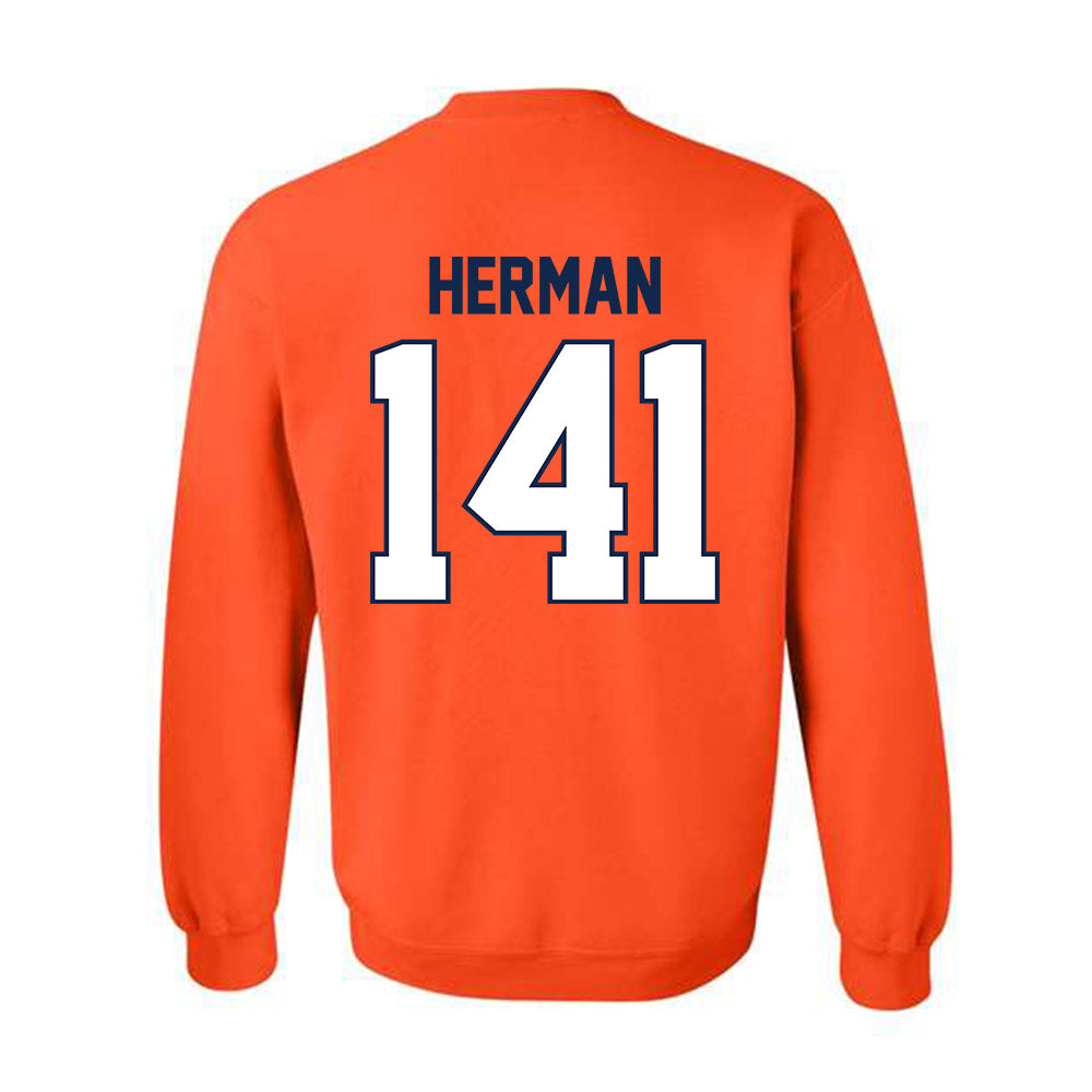 Illinois - NCAA Wrestling : Jackson Herman - Classic Shersey Crewneck Sweatshirt-1