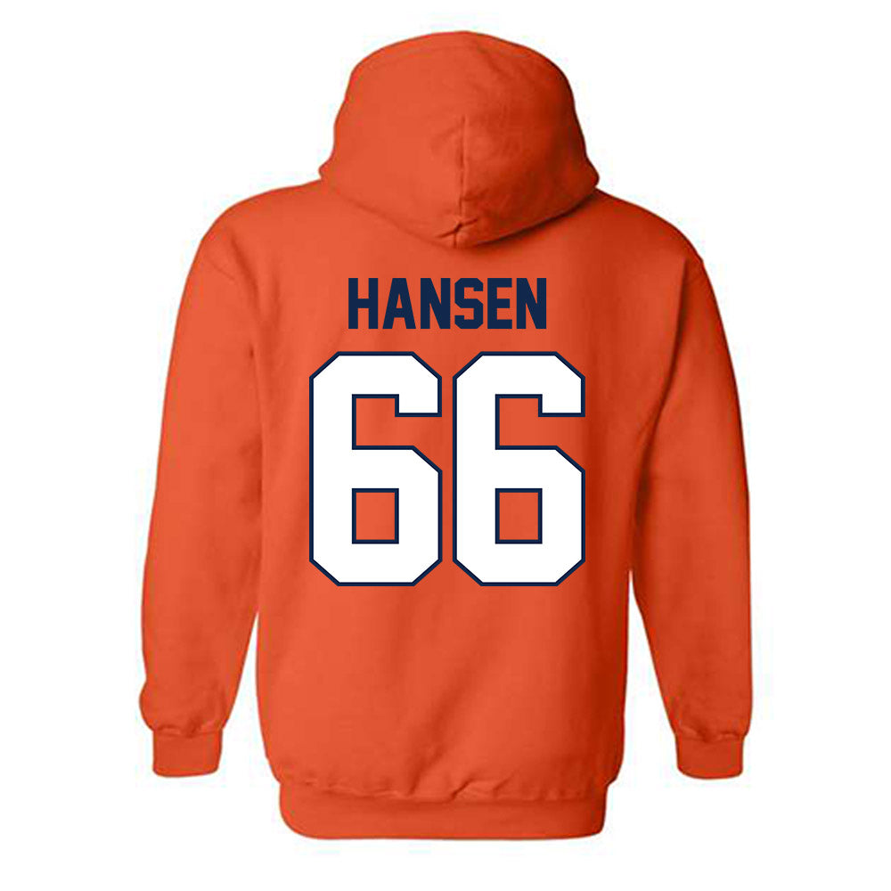 Illinois - NCAA Football : Brandon Hansen - Classic Shersey Hooded Sweatshirt-1