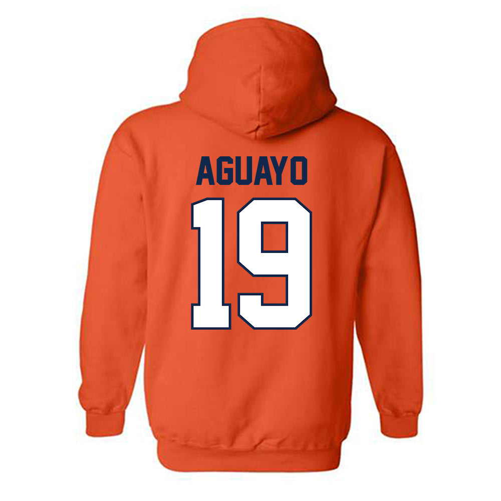 Illinois - NCAA Women's Volleyball : Alyssa Aguayo - Classic Shersey Hooded Sweatshirt-1
