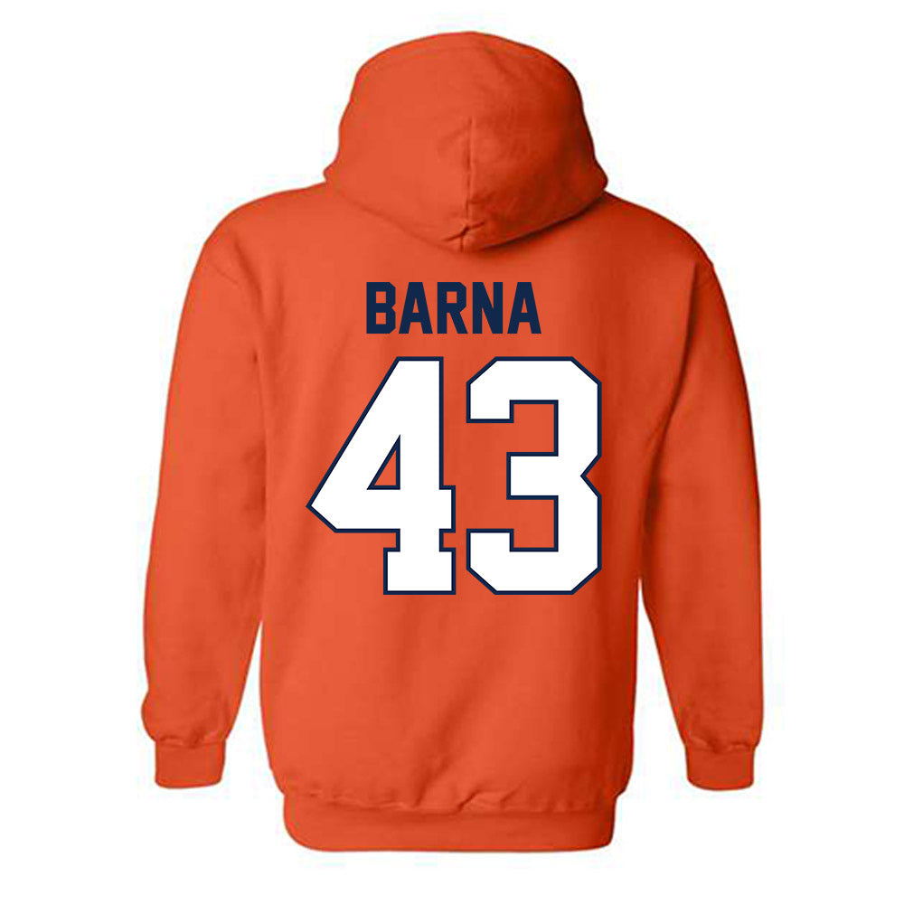 Illinois - NCAA Football : Joe Barna - Classic Shersey Hooded Sweatshirt-1