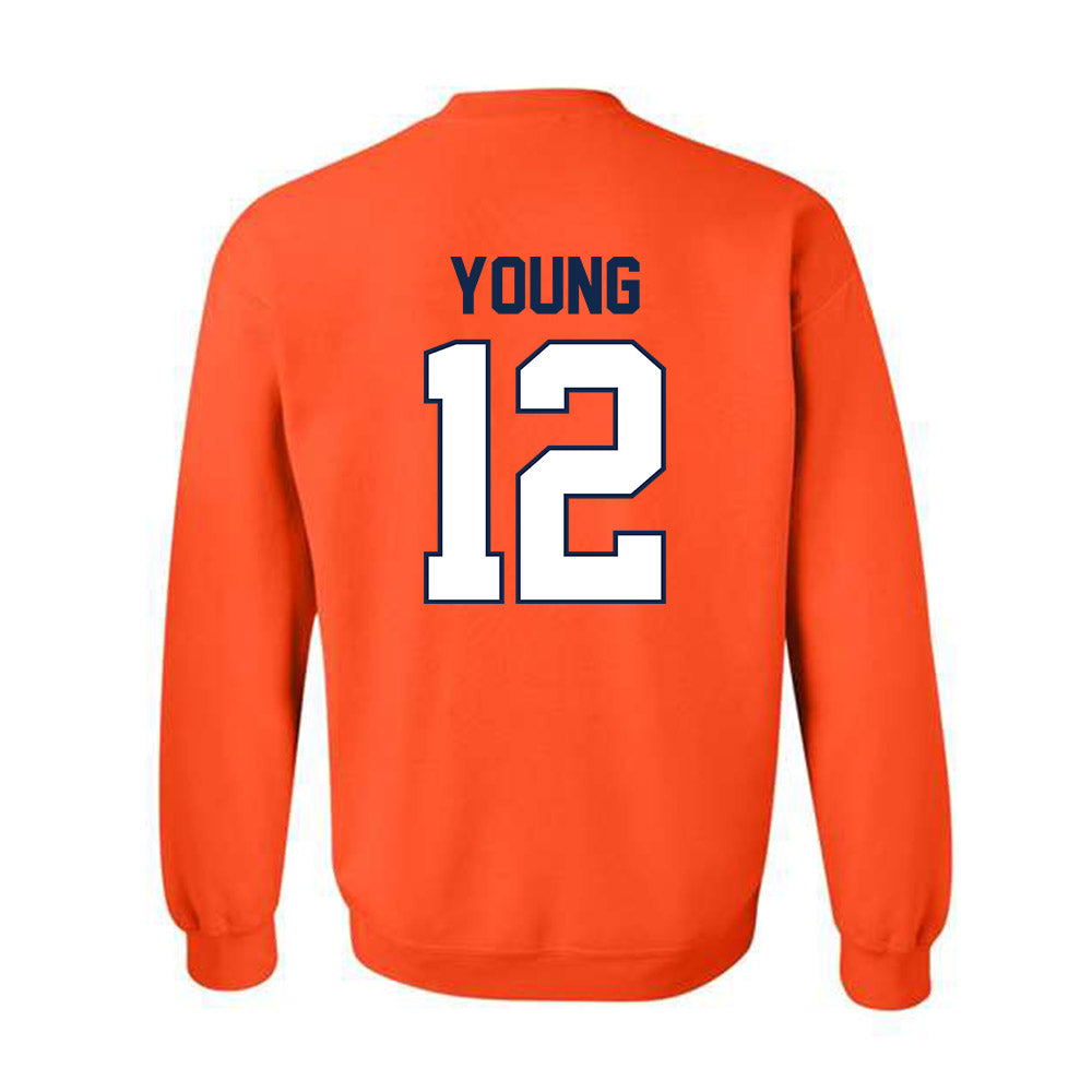Illinois - NCAA Baseball : Ike Young - Classic Shersey Crewneck Sweatshirt-1