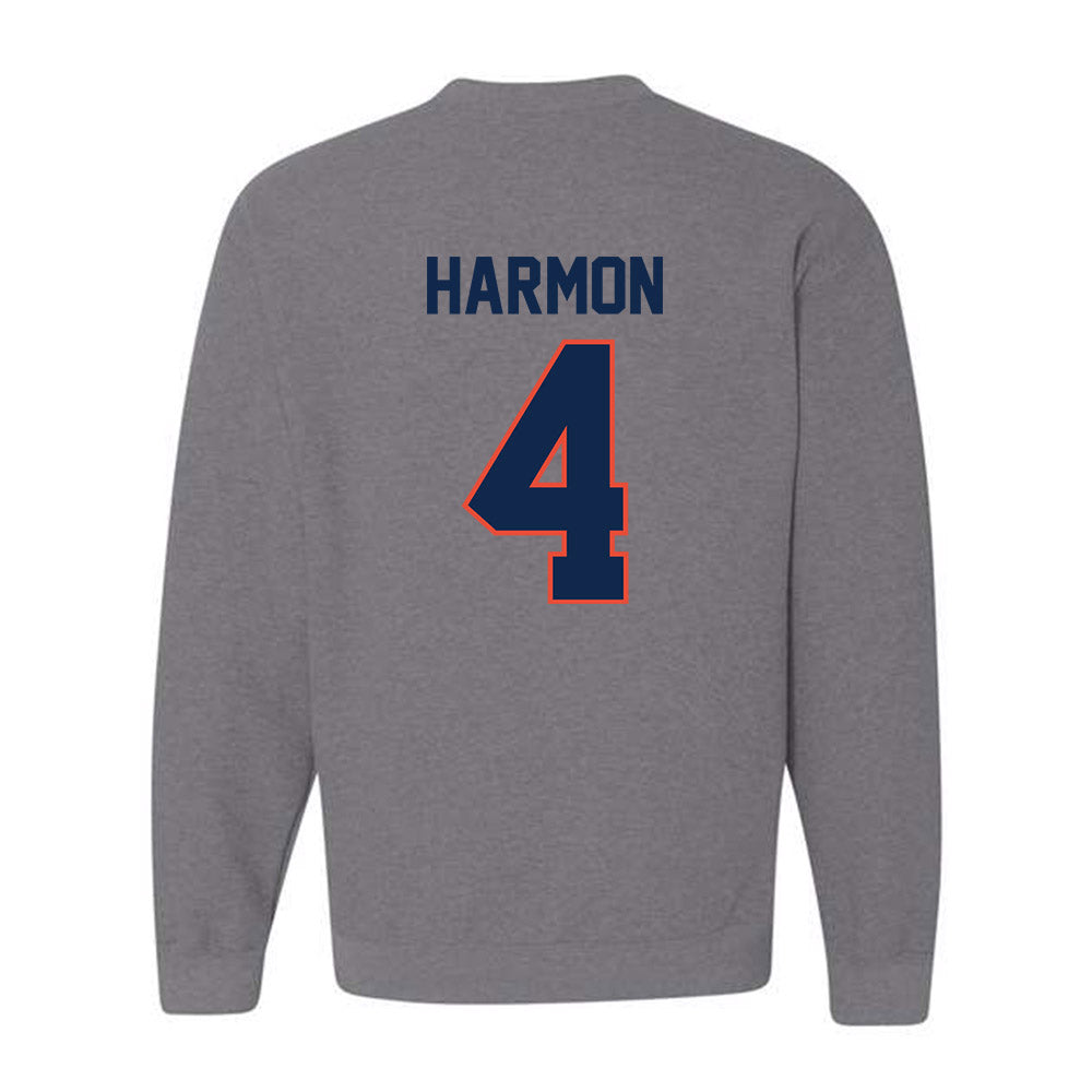Illinois - NCAA Men's Basketball : Justin Harmon - Crewneck Sweatshirt Classic Shersey