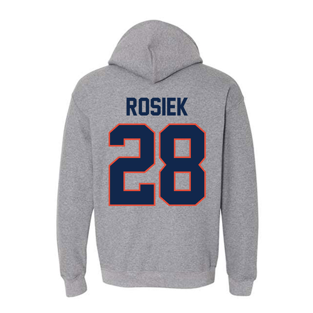 Illinois - NCAA Football : Dylan Rosiek - Hooded Sweatshirt Classic Shersey