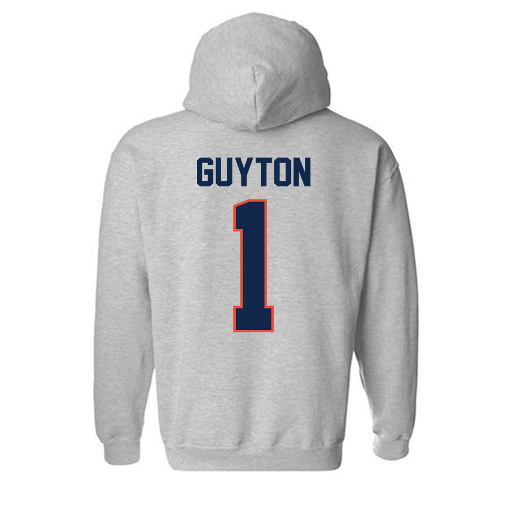 Illinois - NCAA Women's Basketball : Aaliyah Guyton - Classic Shersey Hooded Sweatshirt-1