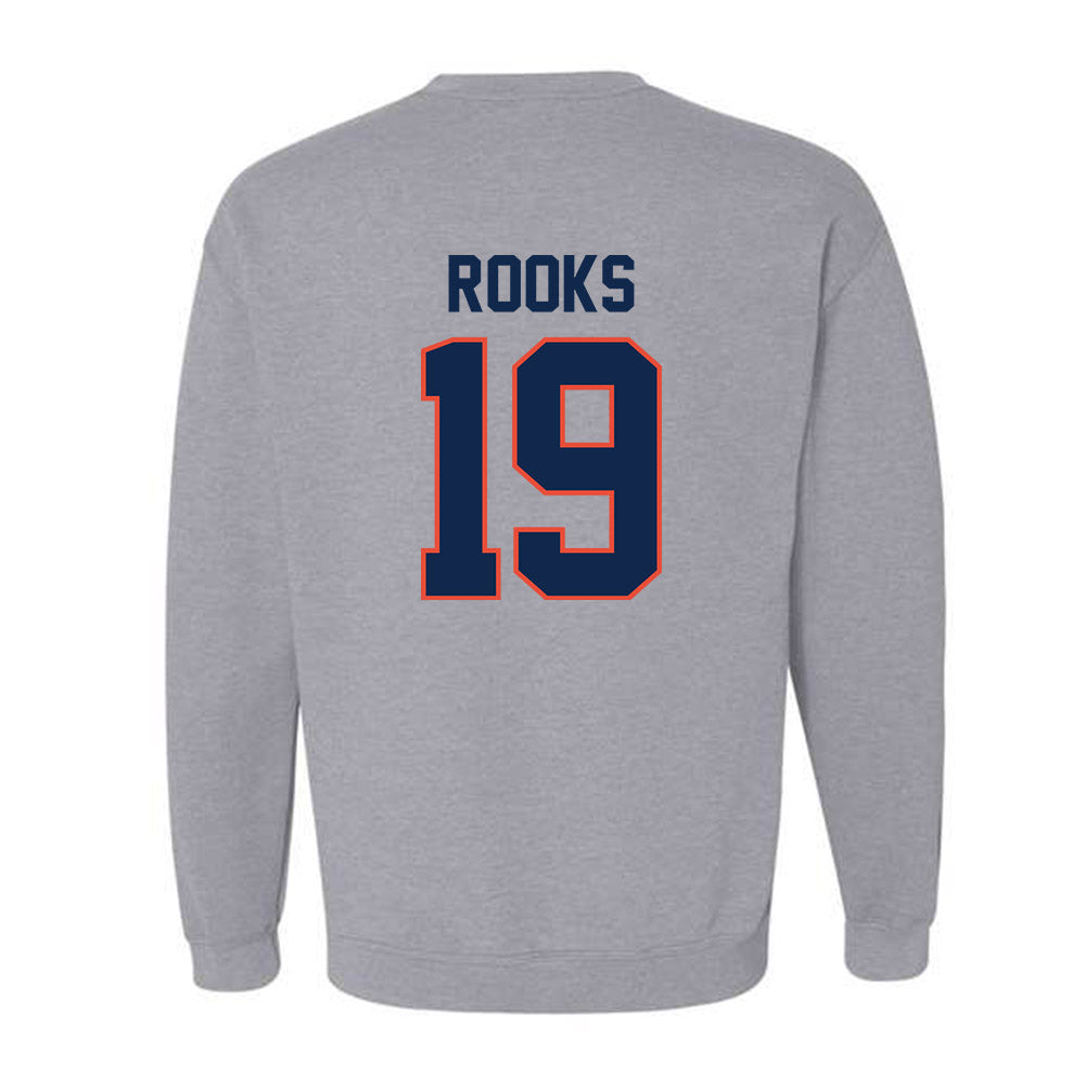 Illinois - NCAA Football : Tyson Rooks - Classic Shersey Crewneck Sweatshirt-1