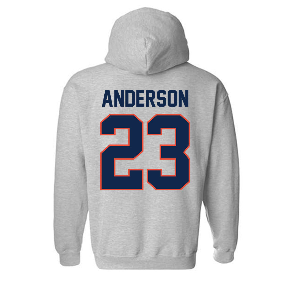Illinois - NCAA Football : Jordan Anderson - Classic Shersey Hooded Sweatshirt-1