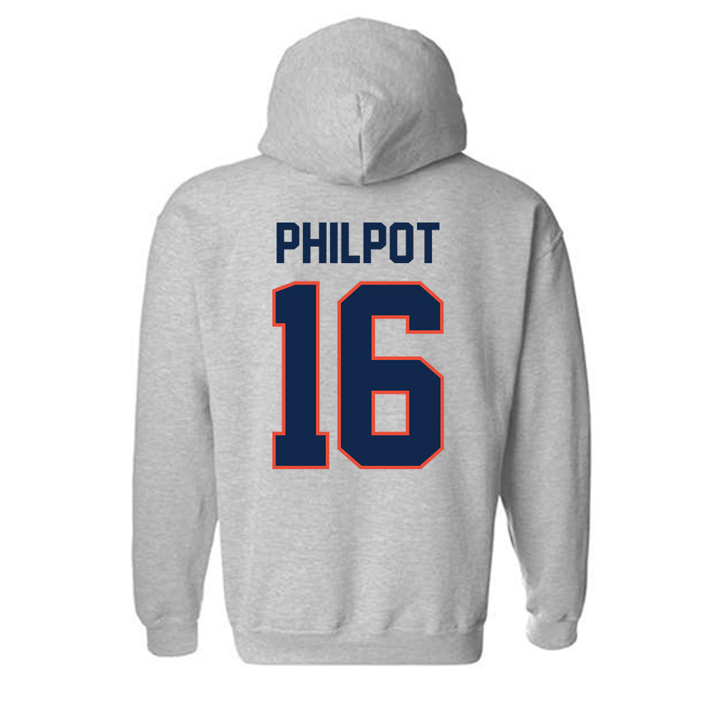 Illinois - NCAA Women's Volleyball : Ashlyn Philpot - Classic Shersey Hooded Sweatshirt-1