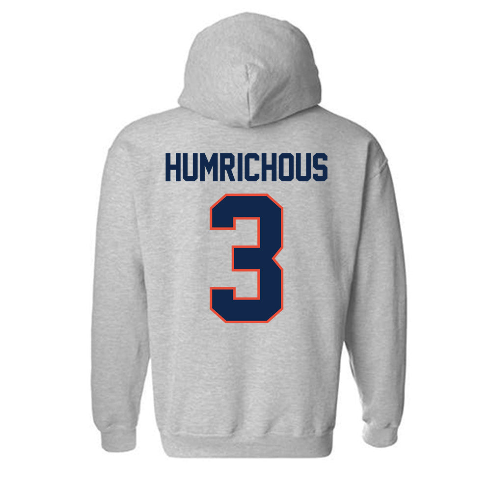 Illinois - NCAA Men's Basketball : Benjamin Humrichous - Classic Shersey Hooded Sweatshirt-1