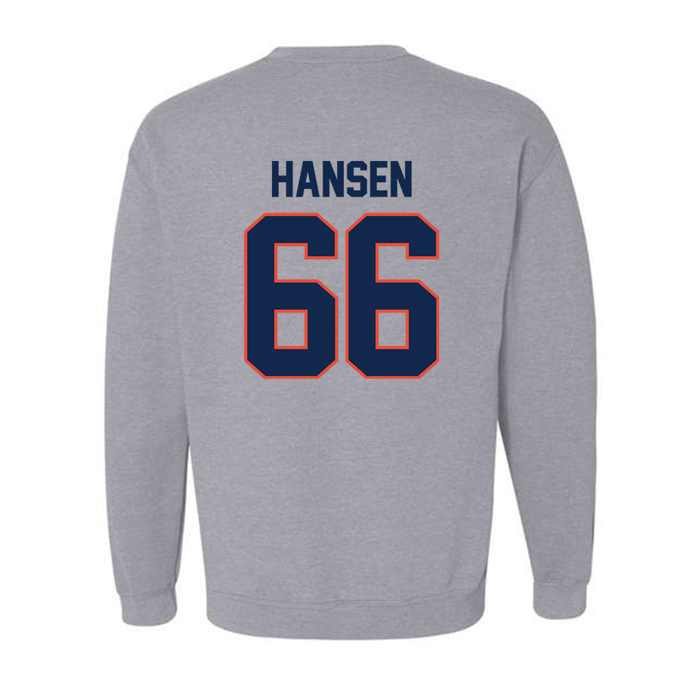 Illinois - NCAA Football : Brandon Hansen - Classic Shersey Crewneck Sweatshirt-1