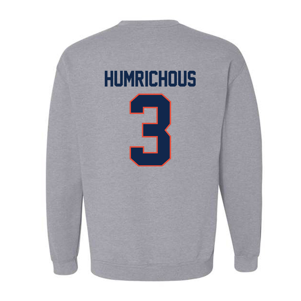 Illinois - NCAA Men's Basketball : Benjamin Humrichous - Classic Shersey Crewneck Sweatshirt-1