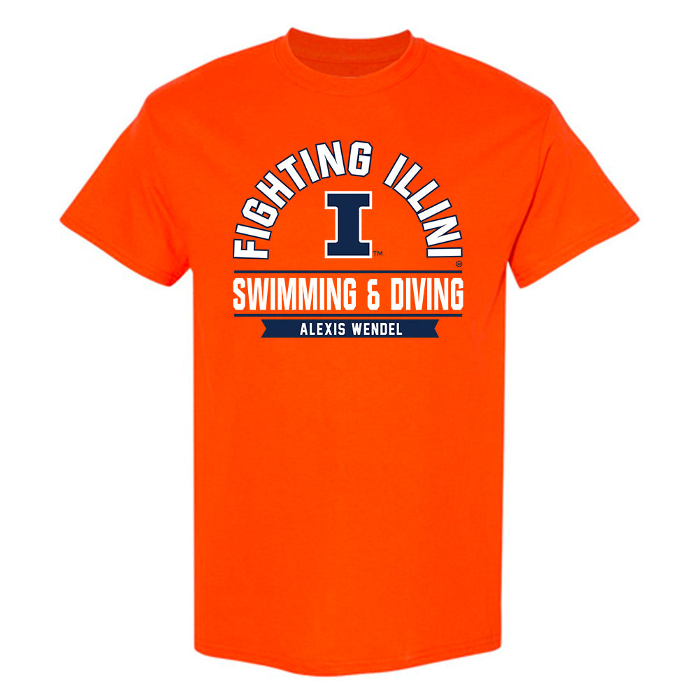 Illinois - NCAA Women's Swimming & Diving : Alexis Wendel - Classic Fashion Shersey T-Shirt