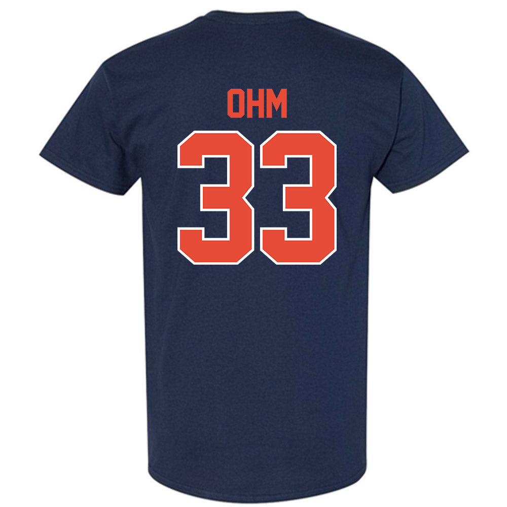 Illinois - NCAA Baseball : Ryan Ohm - Sports Shersey T-Shirt-1