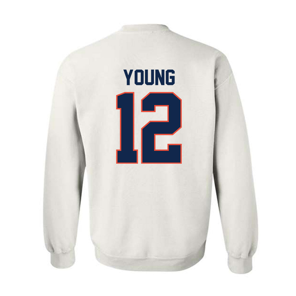 Illinois - NCAA Baseball : Ike Young - Sports Shersey Crewneck Sweatshirt-1