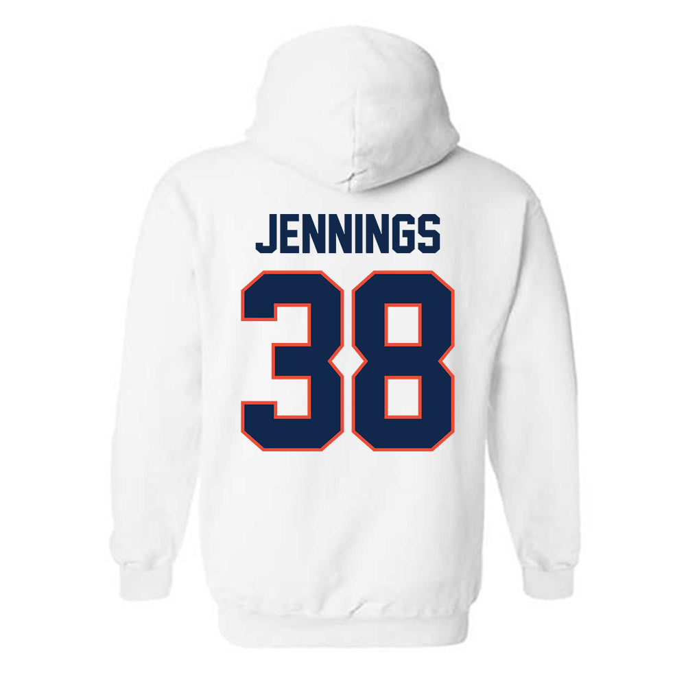 Illinois - NCAA Baseball : Collin Jennings - Hooded Sweatshirt Sports Shersey