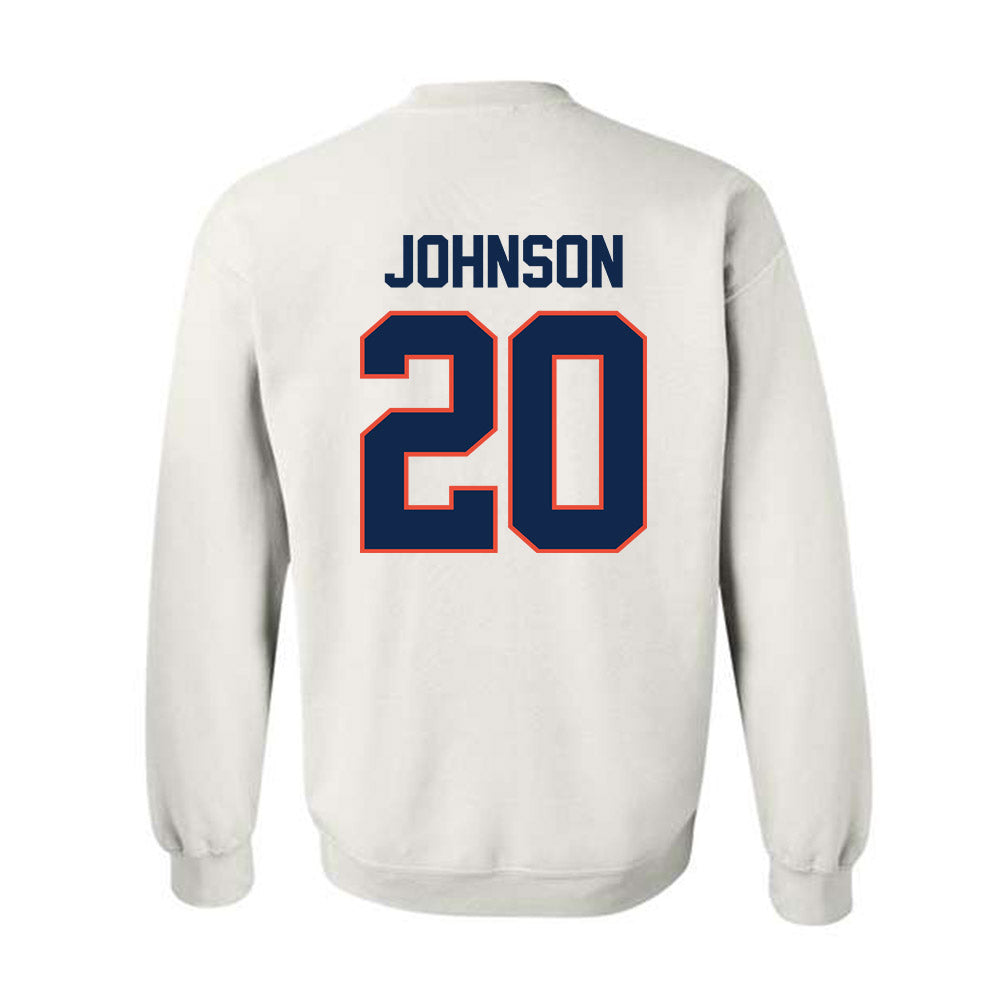 Illinois - NCAA Baseball : Ryan Johnson - Sports Shersey Crewneck Sweatshirt-1