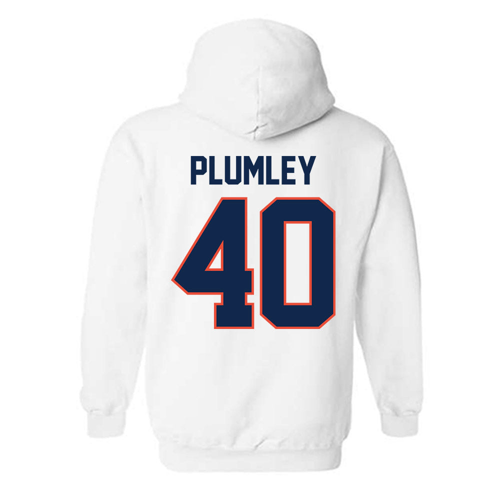 Illinois - NCAA Baseball : Ben Plumley - Hooded Sweatshirt Sports Shersey
