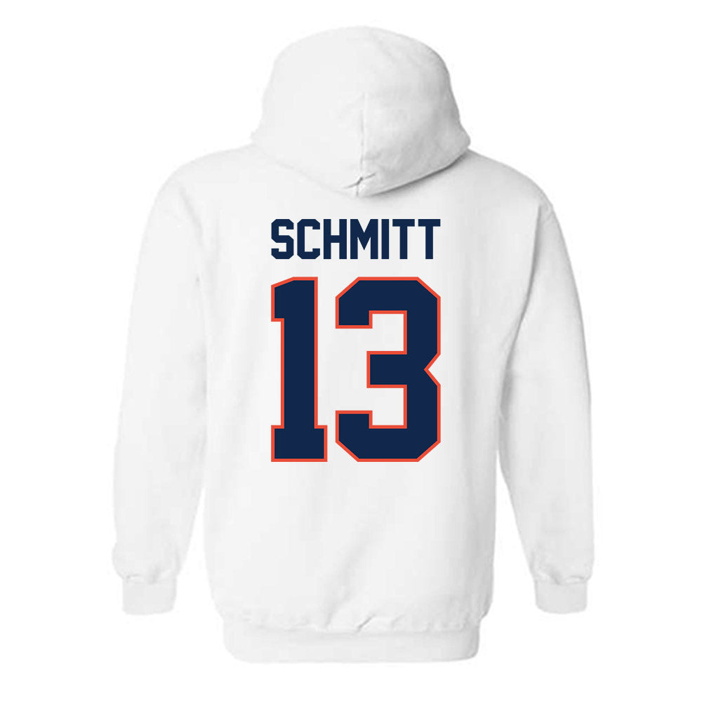 Illinois - NCAA Baseball : Tylet Schmitt - Sports Shersey Hooded Sweatshirt-1