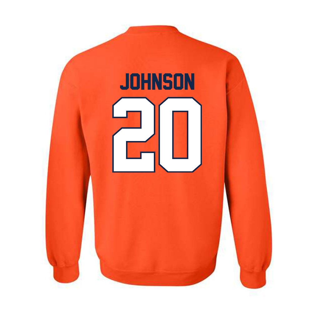 Illinois - NCAA Baseball : Ryan Johnson - Sports Shersey Crewneck Sweatshirt-1