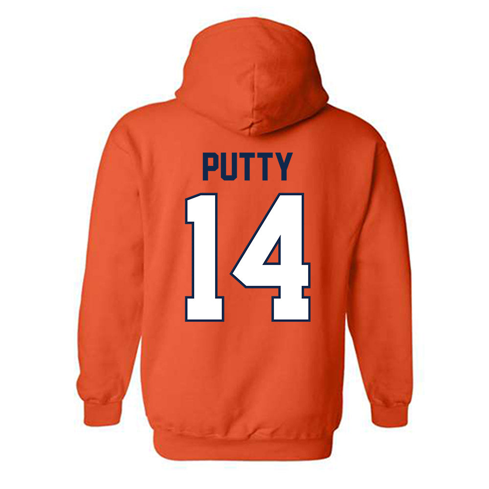 Illinois - NCAA Baseball : Aj Putty - Sports Shersey Hooded Sweatshirt-1