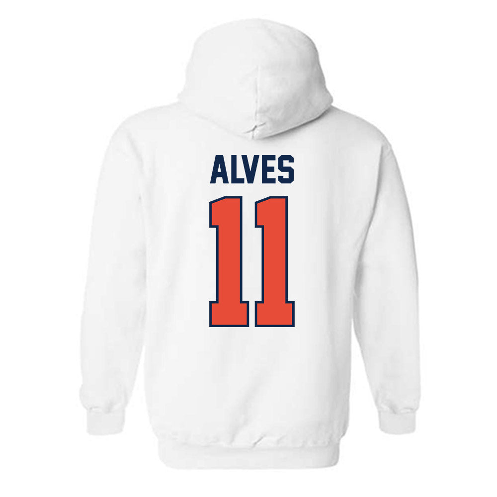 Illinois - NCAA Women's Basketball : Manuella Alves - Sports Shersey Hooded Sweatshirt-1