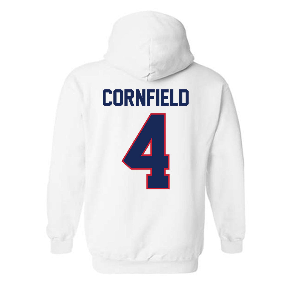 Arizona - NCAA Women's Basketball : Noelani Cornfield - Classic Shersey Hooded Sweatshirt-1