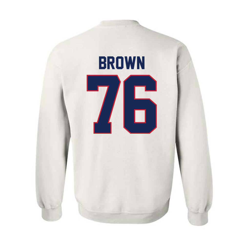 Arizona - NCAA Football : Jordan Brown - Classic Shersey Crewneck Sweatshirt-1