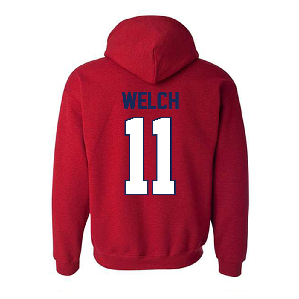 Arizona - NCAA Women's Basketball : Tanyuel Welch - Classic Shersey Hooded Sweatshirt-1