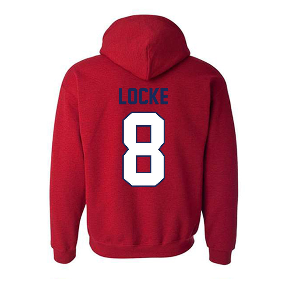 Arizona - NCAA Football : Braedyn Locke - Classic Shersey Hooded Sweatshirt-1