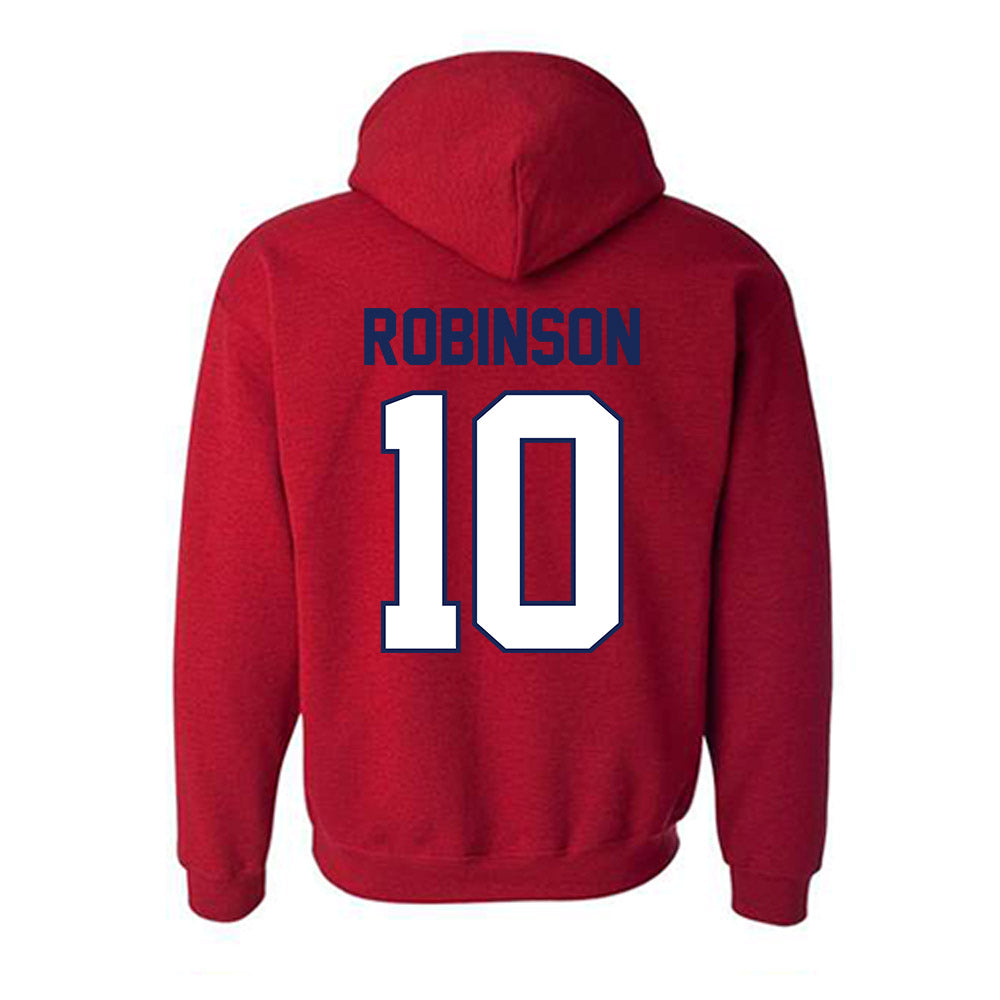Arizona - NCAA Football : Myron Robinson - Classic Shersey Hooded Sweatshirt-1