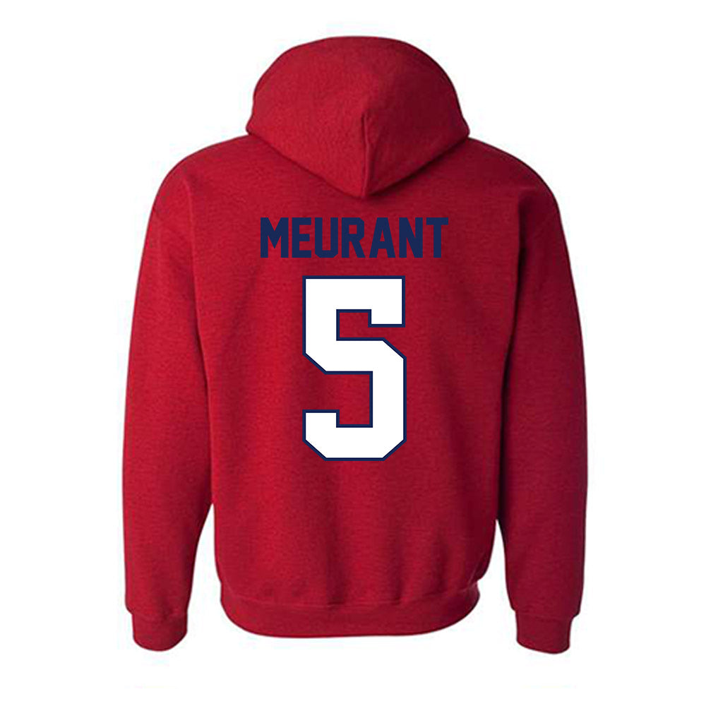 Arizona - NCAA Baseball : Mathis Meurant - Classic Shersey Hooded Sweatshirt-1