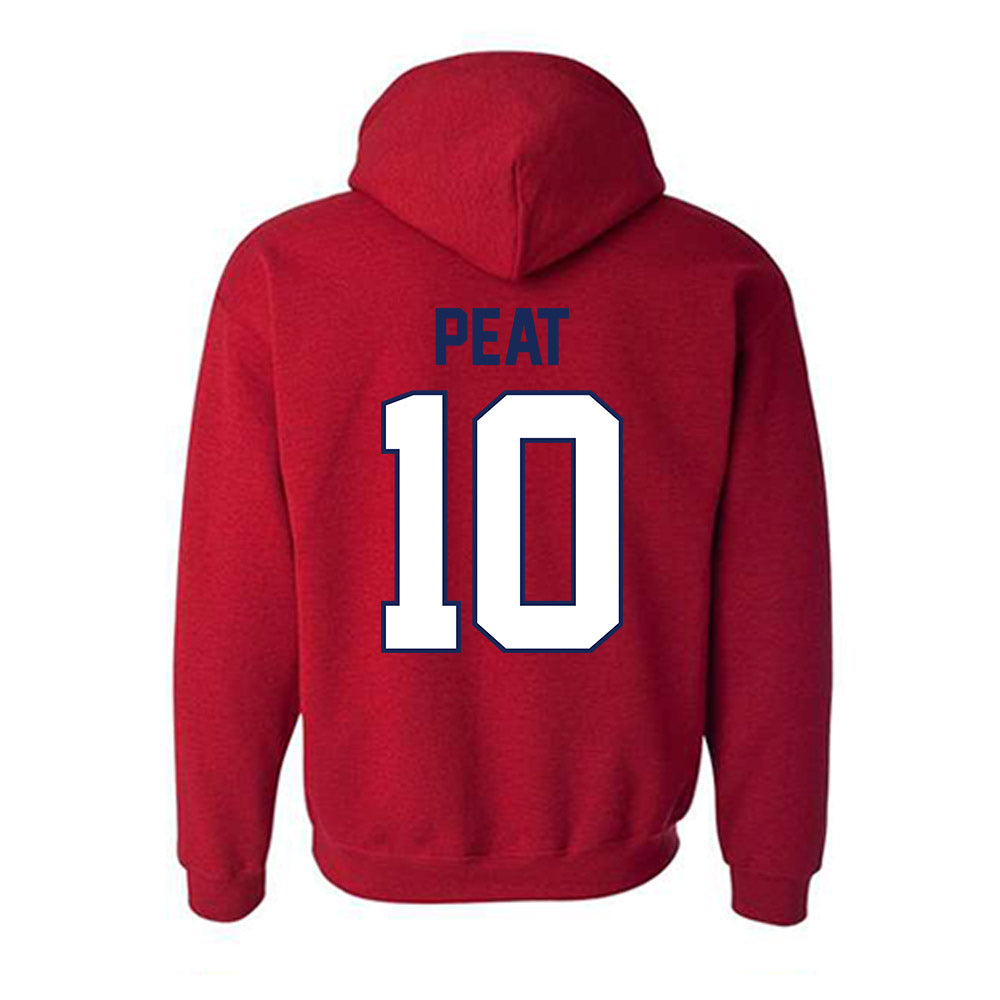 Arizona - NCAA Men's Basketball : Koa Peat - Classic Shersey Hooded Sweatshirt-1