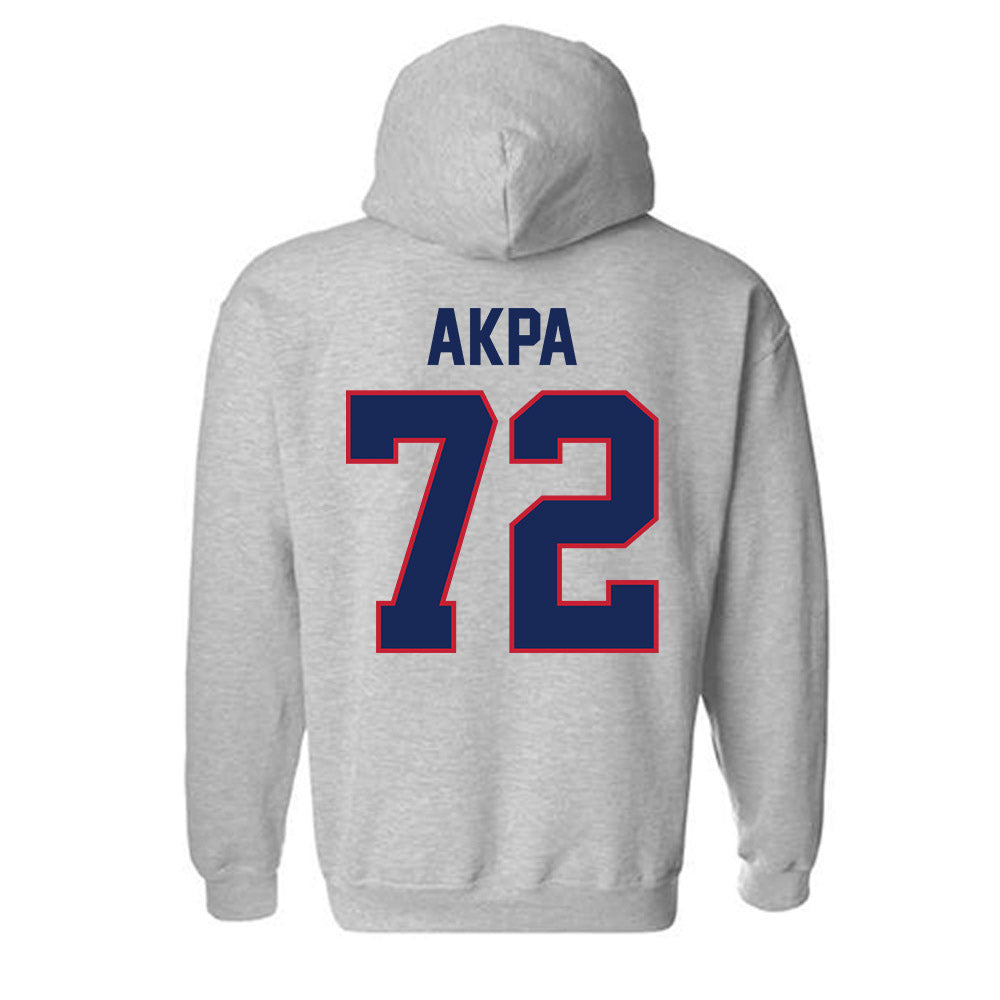 Arizona - NCAA Football : Louis Akpa - Classic Shersey Hooded Sweatshirt-1