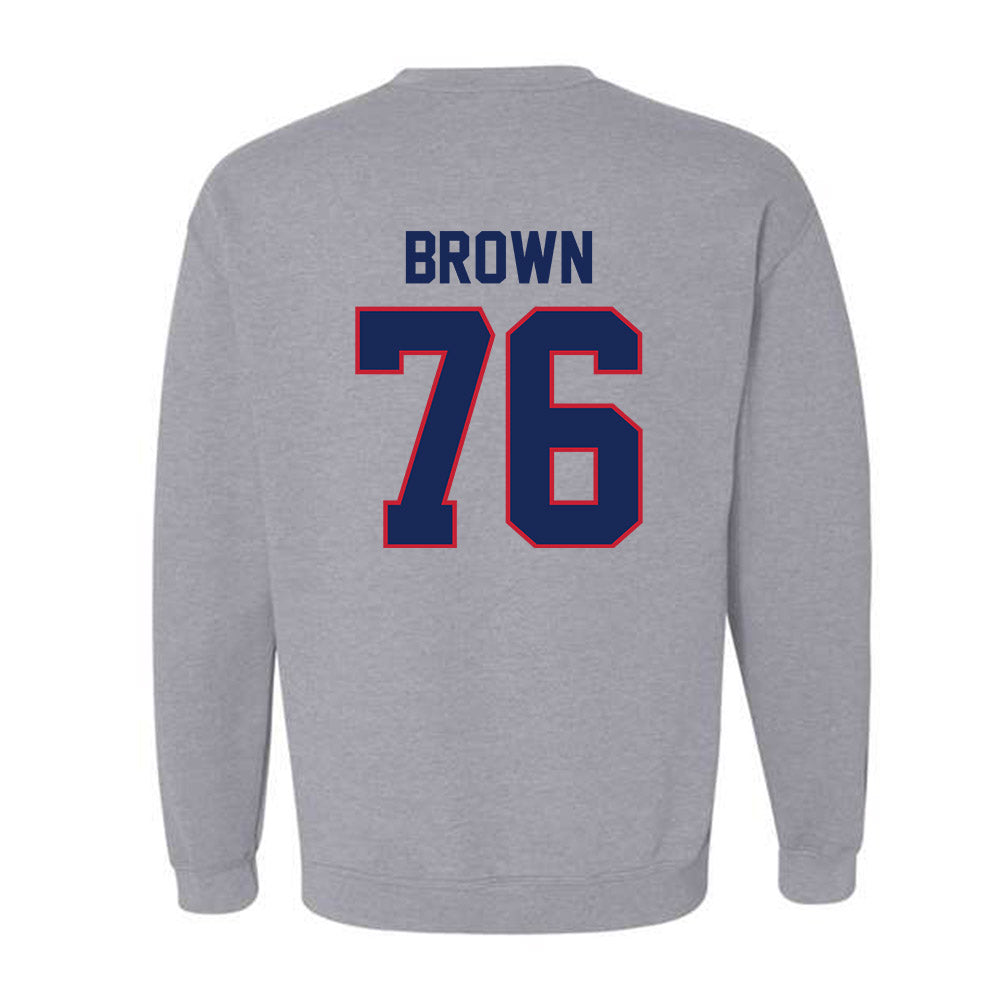 Arizona - NCAA Football : Jordan Brown - Classic Shersey Crewneck Sweatshirt-1