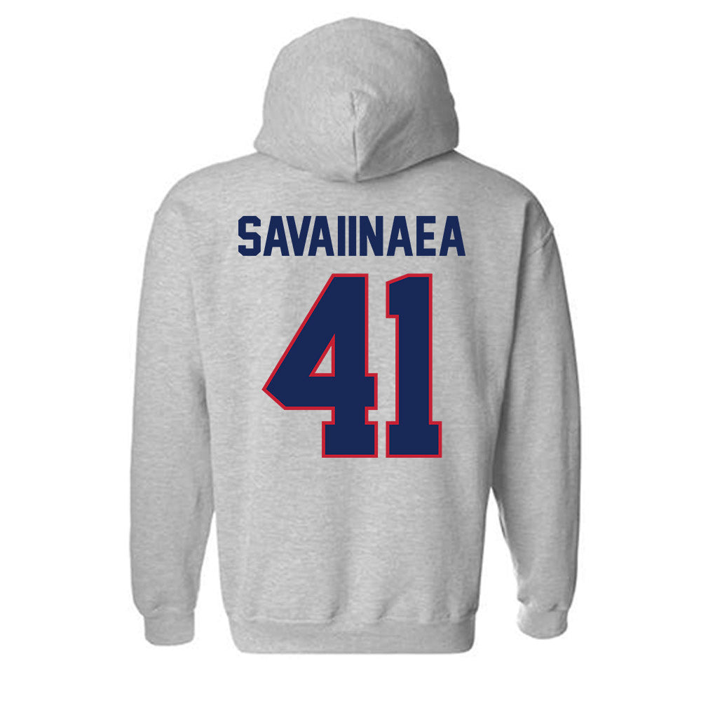 Arizona - NCAA Football : Julian Savaiinaea - Classic Shersey Hooded Sweatshirt-1
