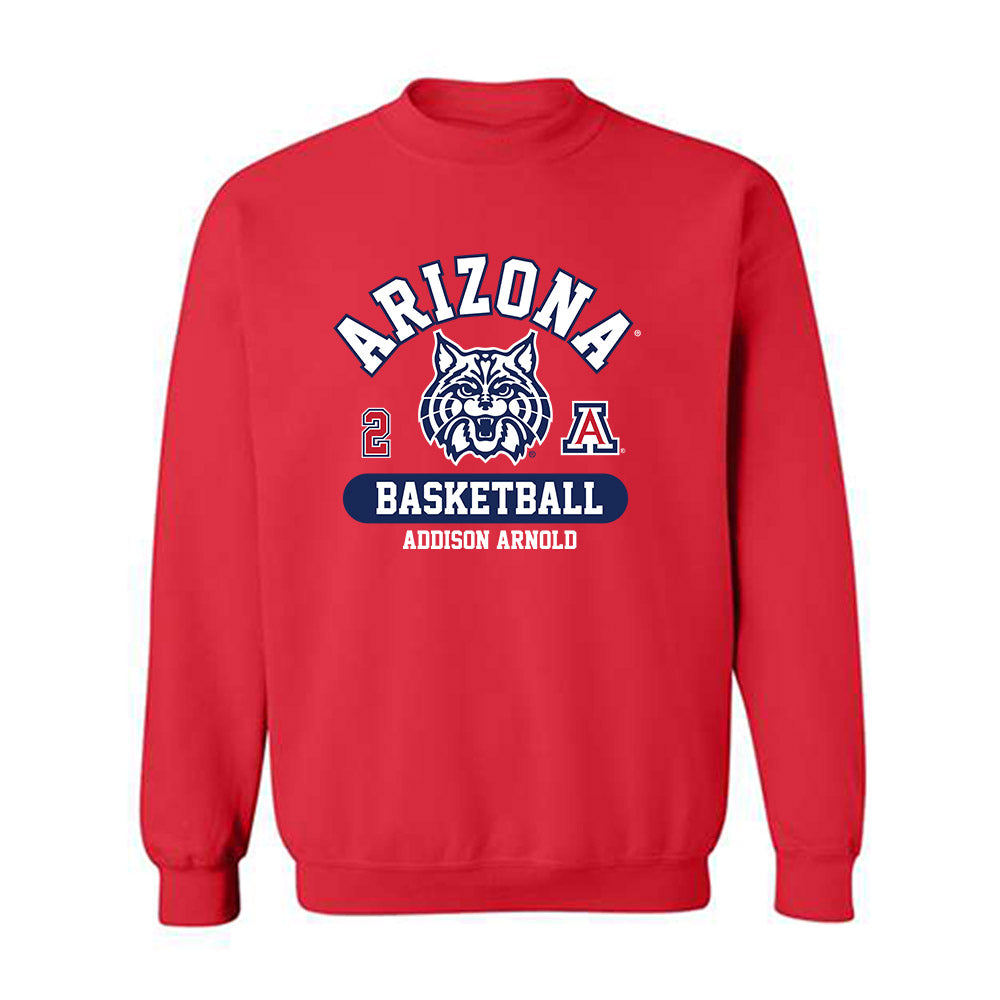 - NCAA Men's Basketball : Addison Arnold - Classic Fashion Shersey Crewneck Sweatshirt-0
