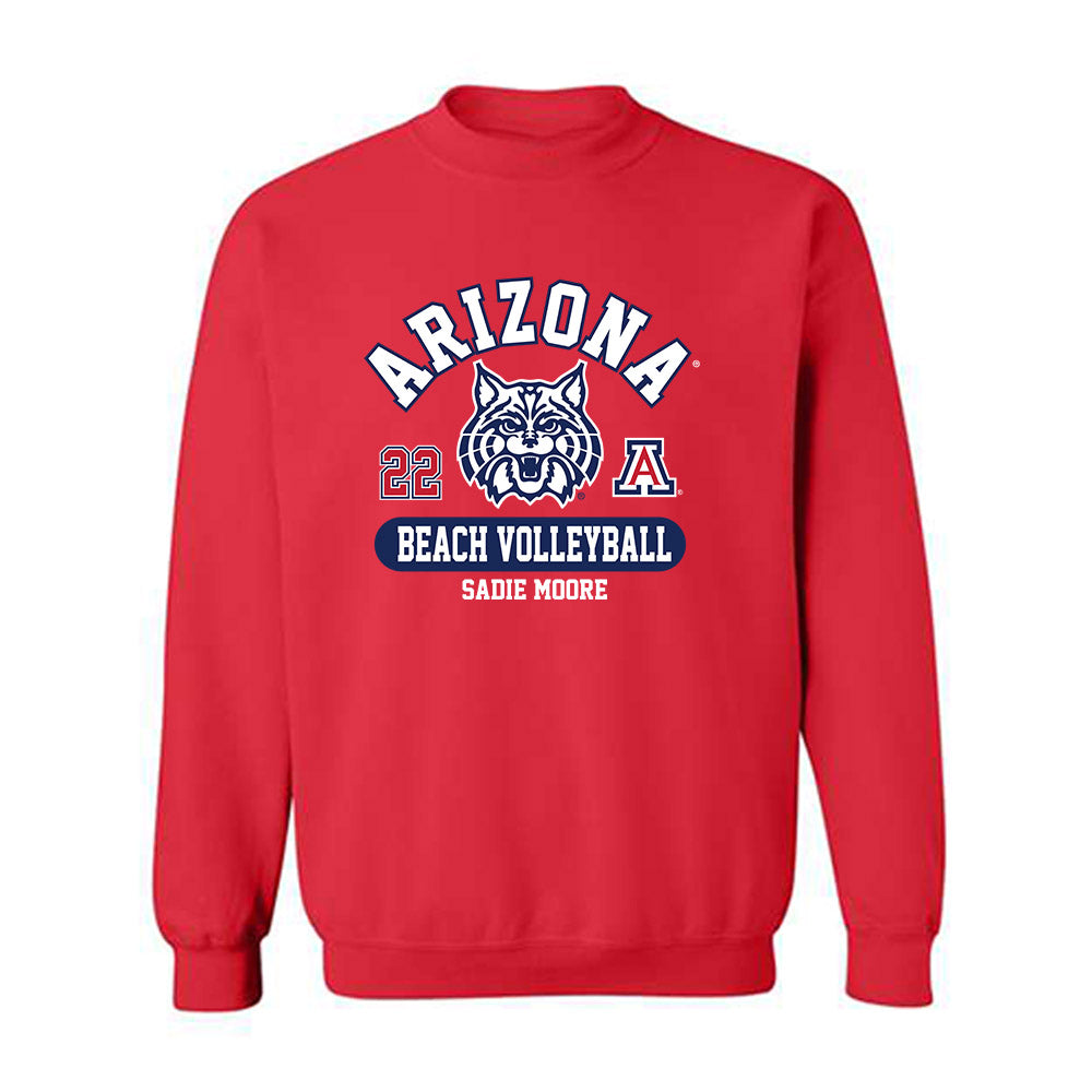 Arizona - NCAA Beach Volleyball : Sadie Moore - Classic Fashion Shersey Crewneck Sweatshirt-0