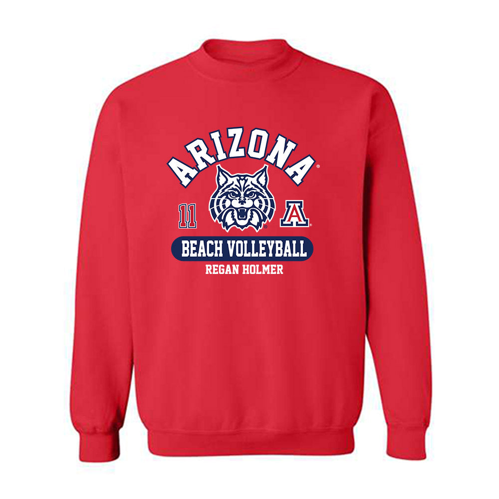 Arizona - NCAA Beach Volleyball : Regan Holmer - Classic Fashion Shersey Crewneck Sweatshirt-0