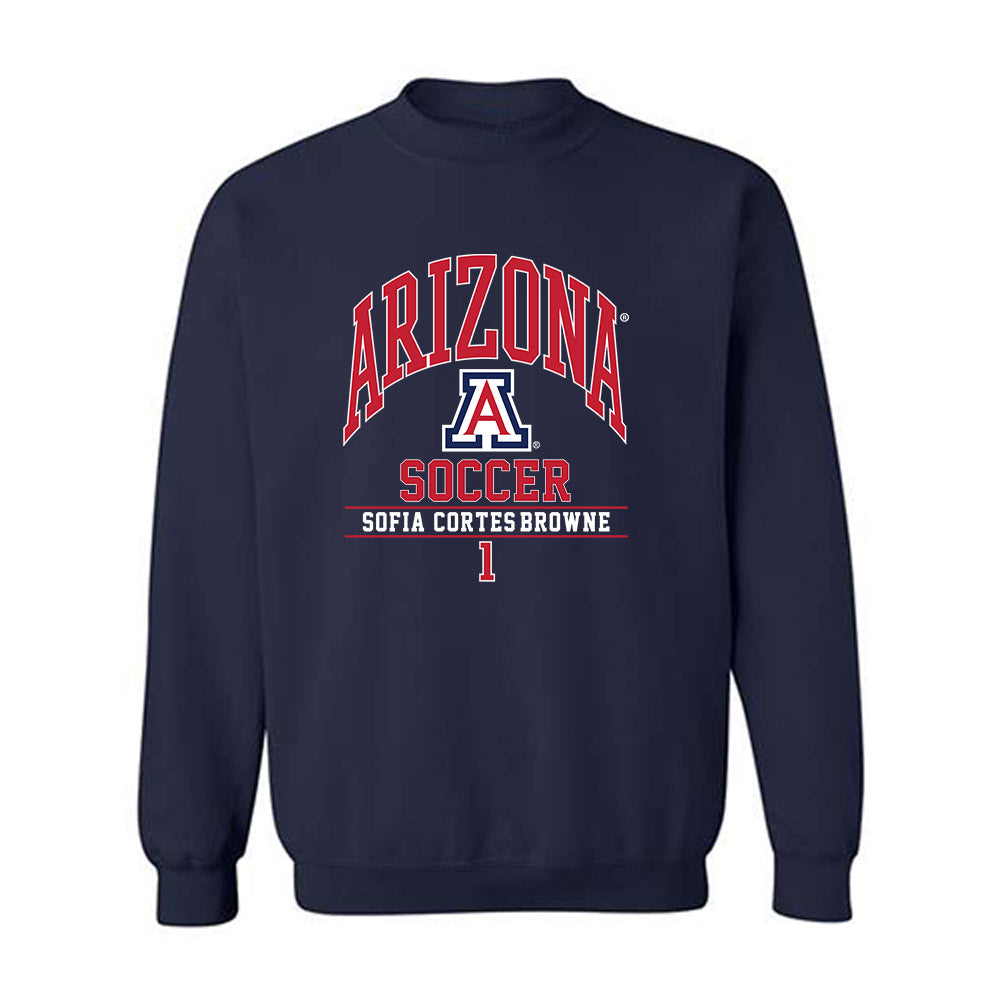 Arizona - NCAA Women's Soccer : Sofia Cortes-Browne - Classic Fashion Shersey Crewneck Sweatshirt