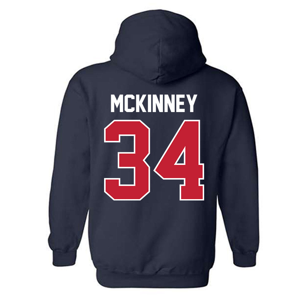 Arizona - NCAA Baseball : Collin McKinney - Sports Shersey Hooded Sweatshirt-1